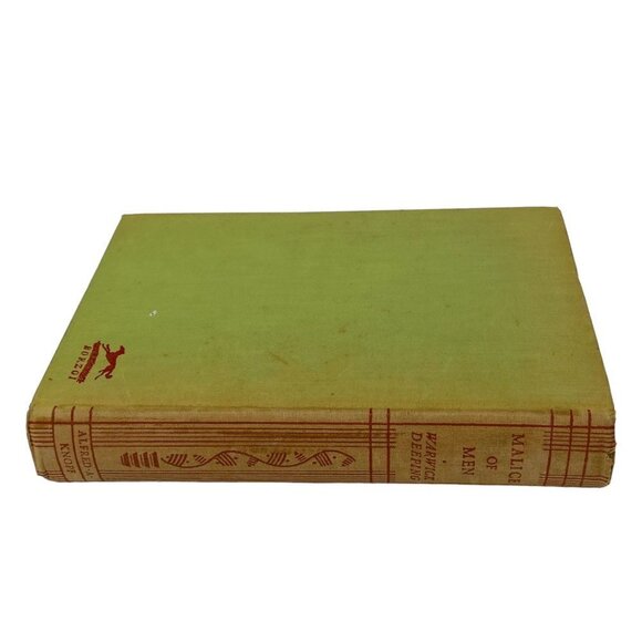 Vintage Book Malice of Men by Warwick Deeping First American Edition 1938 - Picture 8 of 11